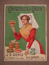 PLV CONSERVES PAYSANNE FOLKLORE LIMOUSIN