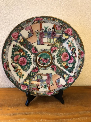 Ancienne assiette decorative - ancienne,