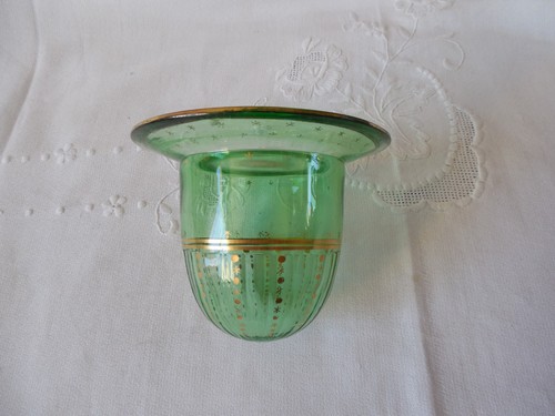 Ancien verre lampe huile - de,