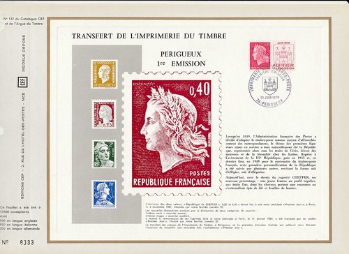 Feuillet cef marianne - feuillet,