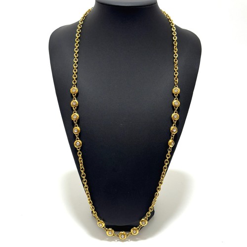 Collier long chanel - long, strass