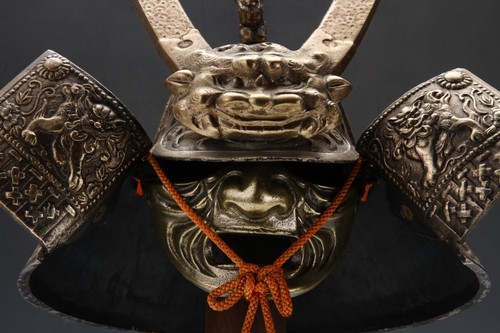 Casque japonais samouraï - casque,