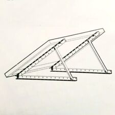 Double support panneau solaire alu