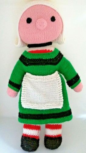Peluche poupée main - à,