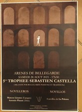 Sebastien Castella - Sebastian Castella -affiche-cartel-toros-corrida-60x40-2021