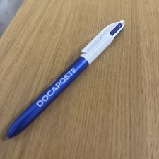 STYLO PUBLICITAIRE BIC 4 COULEURS DOCAPOSTE