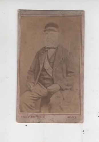 Photo cdv garde chasse - -,