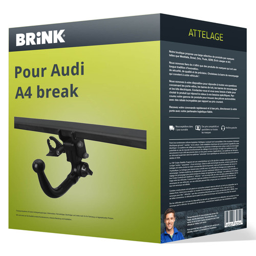 Attelage pour audi break - a4,