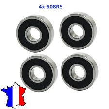 4 x Roulement à billes 608RS - haut de gamme - 8x22x7 mm - 8*22*7