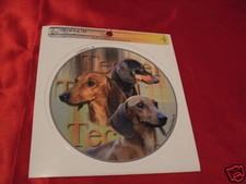 1 autocollant - motif chien