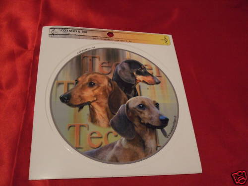 Autocollant motif chien - autocollant,