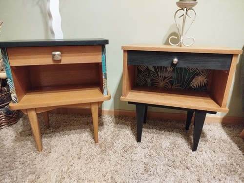 Paire tables chevet - de,