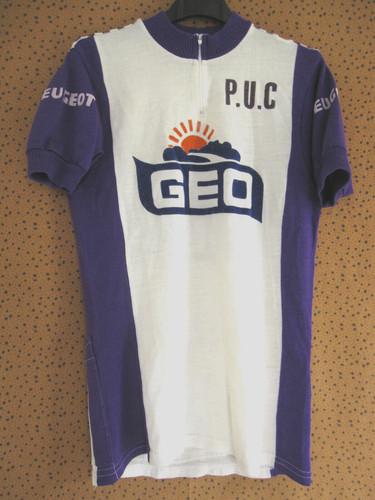 Maillot cycliste vintage geo - maillot,
