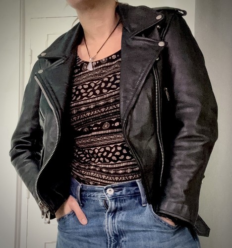 Perfecto noir cuir - noir,