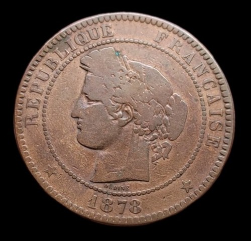Cérès centimes 1878 a - cérès, 10