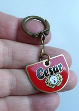 Porte cle plaque Cesar Chien Westie Unisabi 1993.