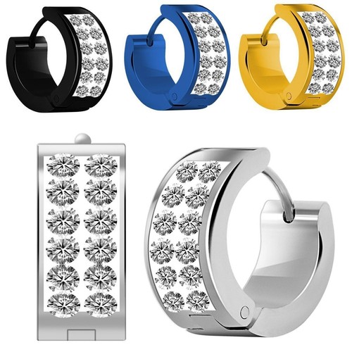Acier inox créoles boucles - acier,