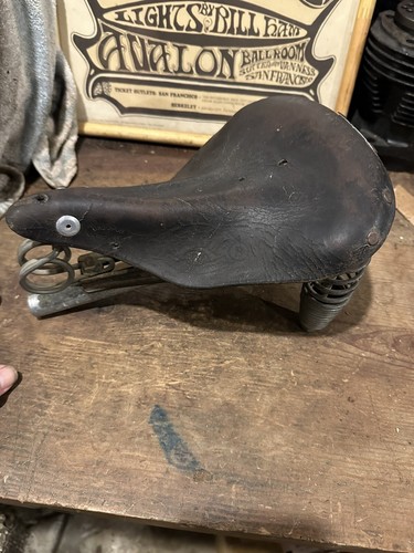 Vintage bike bicycle leather - bicycle,