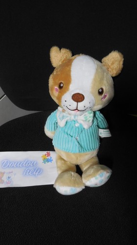 Doudou peluche chien beige - doudou,