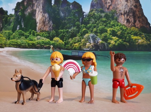 Playmobil plage vacances - plage, beach