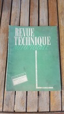 revue technique automobile aout 1954 renault celtaquatre