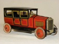 JOUET ANCIEN TOLE MECANIQUE TIN TOY CAR TIPPCO TCO VOITURE LIMOUSINE JEP CR BING