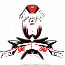 Kit D'Autocollants Graphiques Casque BELL MOTO 9 / BELL MOTO 9 FLEX