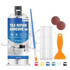 Kit Réparation Baignoire Acrylique Kit Reparation Carrelage Kit de Réparation...