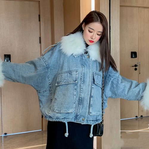 Femmes veste parka fausse - femmes,