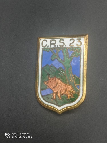 Ancien insigne police crs - crs,