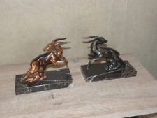 serre-livres gazelle bouquetin antilope corne savane superbe livre de figurines sauvages Impala