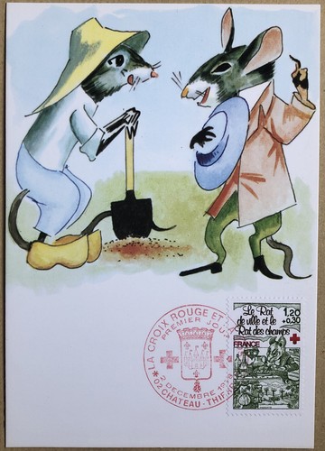 Carte postale premier - postale, jour