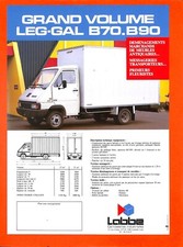LABBÉ / FICHE TECHNIQUE / RENAULT MASTER / GRAND VOLUME / B 70 B90