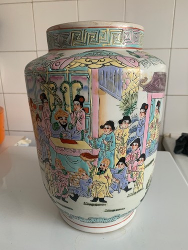 Vase porcelaine chinoise - ,
