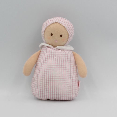 Doudou lutin poupée - , carreaux