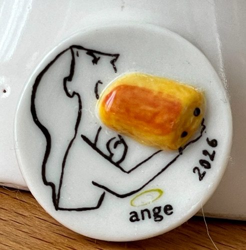 Fève pain chocolat ange - pain,
