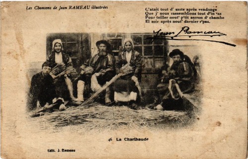 Cpa charibaude les - charibaude,