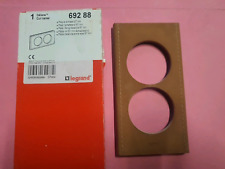 Legrand CELIANE 69288 ou 692 88 - Plaque Double CUIR CAMEL 57mm POUR RENOVATION