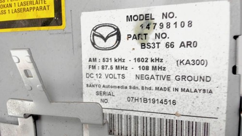 Autoradio mazda phase - 1,