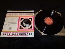 LP LILI BOULANGER - MARKEVITCH