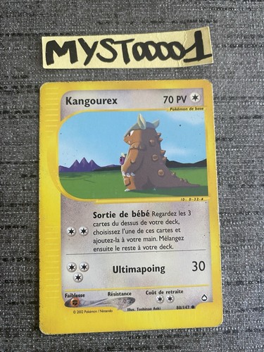 Carte pokemon kangourex - carte, 88/147
