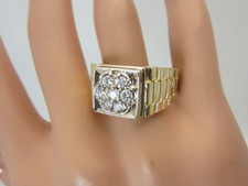 Hommes 14K or Jaune 0.50 Carat