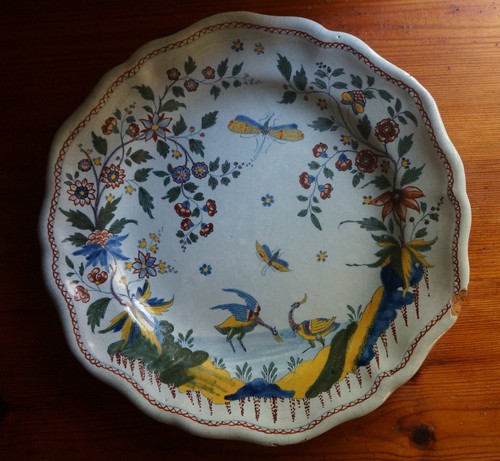 Grande assiette faïence - assiette, en