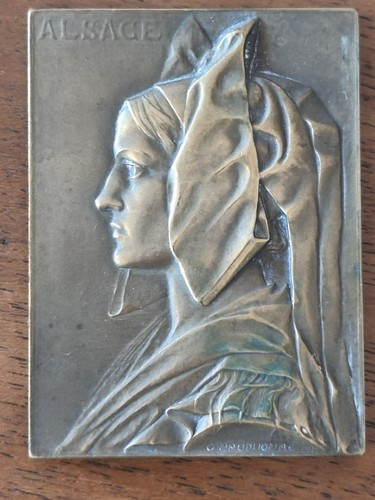 Plaquette médaille alsace par - plaquette,