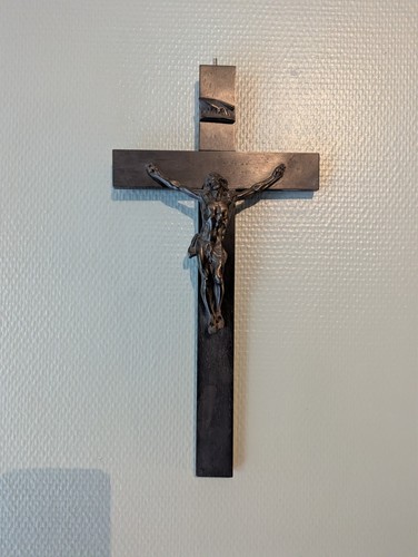 Très beau crucifix bronze - très, en