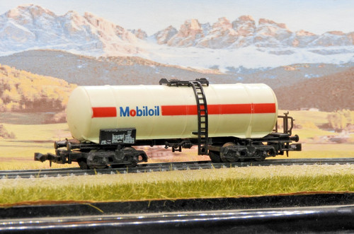 Wagon citerne mobiloil - -, mobiloil -