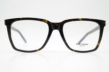 Lunettes Saint Laurent SL 717 SLIM Marron Argent Oval Cadre De Lunettes Neuf