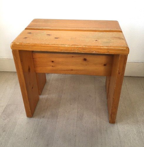 Tabouret pin charlotte - pin,