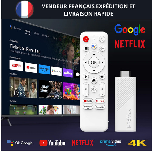 Mini clé stick android 14 - tv,