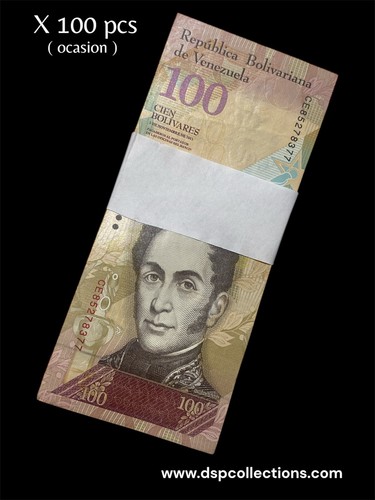 Liasse billets venezuela - liasse, 100